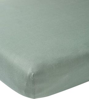 Meyco Jersey Spannbetttuch, Stone Green, 40x80/90cm