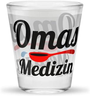Schnapsglas Omas Medizin 6cl