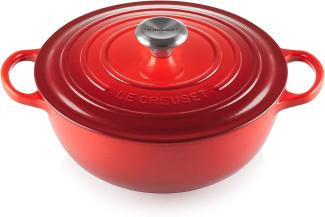 Le Creuset Signature La Marmite 26 cm Kirschrot - Rot - 25 bis 28 cm