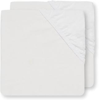 Jollein Spannbettlaken Baumwolle 40 x 80 cm Weiß