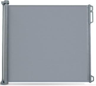 Callowesse©- Air Einziehbares/Einrollbares Tür- und Treppenschutzgitter 0-130cm- Einhandbedienung, Stilles Zurückziehen, Sicherheitsgitter (Grau)