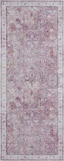Vintage Teppich Vivana Himbeerrot - 80x200x0,5cm