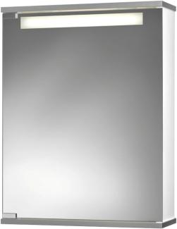 Jokey Spiegelschrank Cento mit LED Beleuchtung, Badezimmer Spiegelschrank 50 cm, inkl Steckdose, Lichtfarbe: neutralweiß