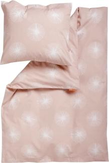Leander 'Junior Flora' Kinderbettwäsche soft pink, 100x140 cm
