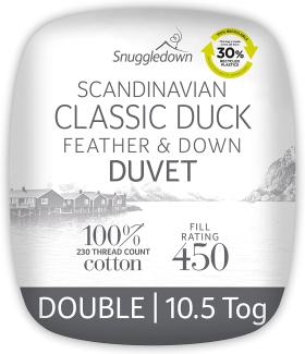 Snuggledown Bettdecke skandinavischen Entenfedern und Daunen, 10.5 tog- doppelt