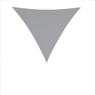 Lumaland Sonnensegel Polyester Dreieck 3 x 3 x 3 Meter Hellgrau