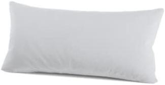 Schlafgut Kissenbezug Basic Jersey Baumwolle | Kissenbezug einzeln 40x80 cm | silber