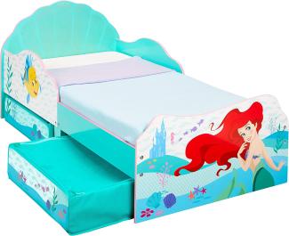 Worlds Apart 'Disney Prinzessin Arielle' Kinderbett mit Stauraum, 70 x 140 cm