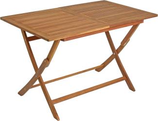 Gartentisch Holztisch Tisch Balkontisch Akazie Holz Esstisch Gartenmöbel Eckig