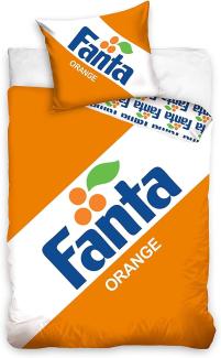 Fanta Orange Bettwäsche Baumwolle Set 155-160x200 cm