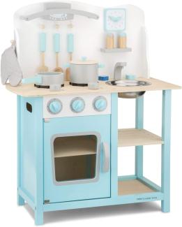 New Classic Toys 11057 Kitchenette-Bon Appetit-Blue, Multicolore Color