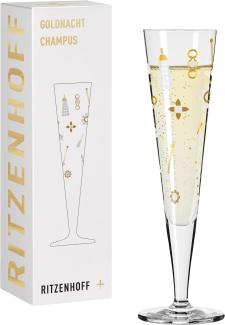 Ritzenhoff 1071040 Champagnerglas #40 GOLDNACHT Champus Nathalie Jean 2024 in Geschenkbox