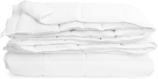 Warme Bettdecke für den Winter - Winterbettdecke mit Hohlfaserfüllung - Steppdecke - Öko-Tex zertifizierte Decke - waschbar, allergikergeeignet - Bettdecke 200x220
