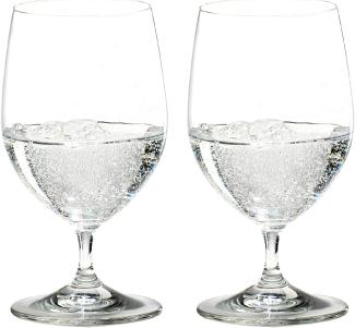 Riedel Vinum Wasser, Wasserglas, Trinkglas, hochwertiges Glas, 350 ml, 2er Set, 6416/02