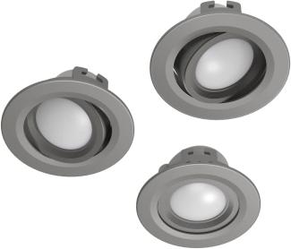 Hama WLAN LED Built-in Spotlight 5W for Voice / App Control Adjustable Set of 3 S-Nick.