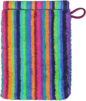 Cawö Handtücher Lifestyle Streifen multicolor 84 | Waschhandschuh 16x22 cm