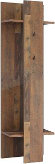 FORTE Clif Kleiderpaneel, Holzwerkstoff, Old Wood Vintage, 60 x 200. 5 x 34,4 cm