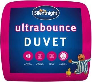 Silentnight Ultrabounce Bettdecke, Microfaser, weiß, Einzelbett