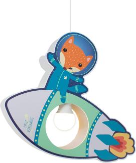 Elobra No. 137987 Pendelleuchte Little Astronauts Rakete 1-flammig Blau