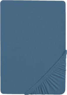 roba Spannbettlaken 40 x 90-45 x 90 cm Seashells Indigo - Baby Bettlaken für Stubenwagen/Wiegen - Bio Baumwolle - GOTS und Oeko-Tex Standard 100 - Blau