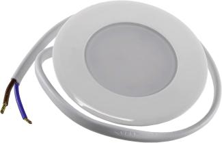 ChiliTec LED Einbauleuchte Treppenleuchte 2Watt 170Lumen für 60mm Unterputz Dosen 230V Treppenlicht Stufenbeleuchtung Neutralweiß