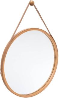 Deko-Spiegel, rund, hängend, weiß, Ø 38 cm