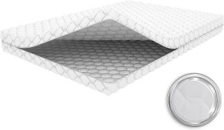 Crownmiller Microfaser Ersatz Matratzenbezug, 60°C waschbar, 4-seitiger Reißverschluss 90x210 cm (Sondergröße), 18 cm (Matratzen von 15-20cm)