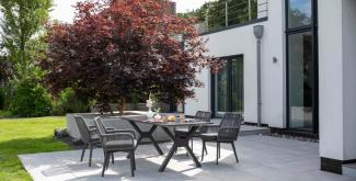 Gartenmöbelset Diningsessel Marbella mit Tisch Granada 200x90cm