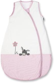 Sterntaler Sommer-Schlafsack für Kleinkinder, Reißverschluss, Größe: 90, Emmi Girl, Weiß/Rosa