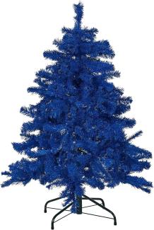 Künstlicher Weihnachtsbaum 120 cm blau FARNHAM