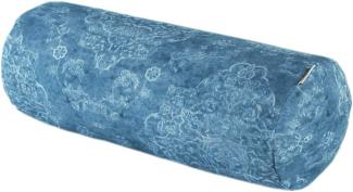 Nackenrollen Hülle ca. 15x40 cm wellness-blau beties "Ritual"