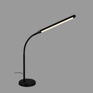 BRILONER – LED Nachttischlampe Touch Dimmbar, Schreibtischlampe LED, LED Tischlampe, LED Leselampe für Home Office, 4 Stufig Dimmbar, Schwarz