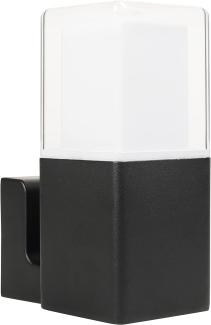 Smartwares OOL-50015 Schwarze Außenwandleuchte – Nachhaltige LED – Aluminiumgehäuse