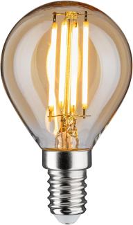 Paulmann 287. 12 LED Tropfen 4,7 Watt E14 Gold Goldlicht dimmbar