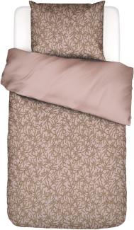 Essenza Mako-Satin Bettwäsche Juliette antique pink | 155x220 cm + 80x80 cm