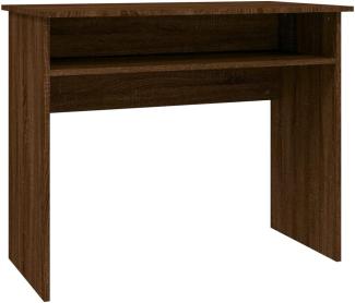 Schreibtisch Braun Eichen-Optik 90x50x74 cm Holzwerkstoff