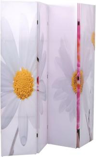 Raumteiler klappbar 160 x 170 cm Blume