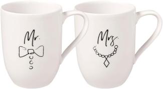 Villeroy & Boch Statement Kaffeebecher 280 ml 2er Set Mr and Mrs - DS