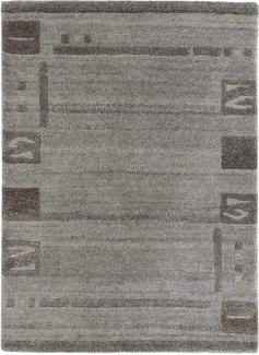 Morgenland Nepal Teppich - 90 x 60 cm - grau