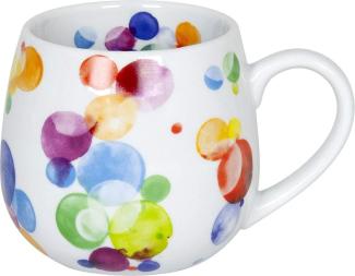 Könitz Colourful Cast Bubbles Kuschelbecher, Becher, Tasse, Kaffeetasse, Porzellan, Bunt, 420 ml, 11 1 143 2263