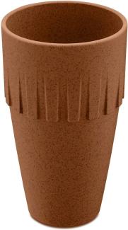 Koziol Becher Latte Connect, Kaffeebecher, Tasse, Kaffeetasse, Thermoplastischer Kunststoff, Organic Rusty Steel, 400 ml, 4081674