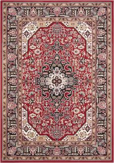 Orientalischer Kurzflor Teppich Skazar Isfahan Rot - 80x150x0,9cm