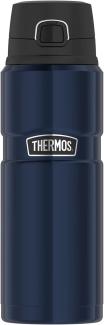 Thermos Isolierflasche Stainless King, Trinkflasche, Edelstahl, Midnight Blue Polished, 700 ml, 4010256070