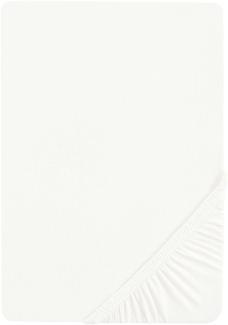 biberna Sleep & Protect Spannbettlaken (wasserundurchlässig) Molton Größe 200x200 cm, weiß