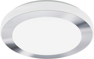 Eglo 95283 Badezimmerleuchte LED Carpi in chrom und weiß 3x7,3W Ø 38,5cm