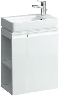 Laufen Pro S Waschtischunterschrank, zu Waschtisch H815954, Seitenablage links, 480x275x580mm, H483002095, Farbe: Snow (weiß matt) - H4830020954631