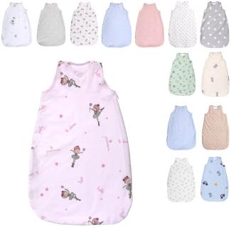 Lorelli Baby-Sommerschlafsack Summer, Länge 100 cm Breite 50 cm, 100% Baumwolle rosa pink