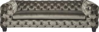 Sofa Desire 3- Sitzer Velvet- Khaki