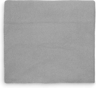 Jollein Basic Knit Bettdecke Steingrau 100 x 150 cm