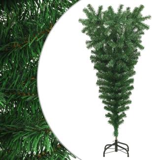 Künstlicher Weihnachtsbaum mit Ständer Umgekehrt Grün 150 cm